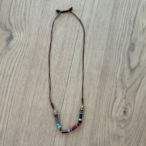 Jenny Bird Multicolor Beaded Necklace - adjustable length